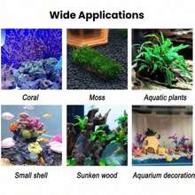 4/3/2/1 件水族箱胶水，快干水族造景水生植物胶，适用于珊瑚、苔藓、珊瑚、石头、木材、珊瑚、淡水和咸水 - 彩色 - 查看 6