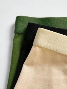 SHEIN 6件套男童简约圆领背心和松紧腰内裤舒适内衣套装 - 彩色 - 查看 13