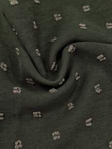EMERY ROSE Women's Embroidered Collar Decor Lantern Sleeve Long Sleeve Elegant Formal Casual Blouse Fall Cloth For Women - Army Green - View 3