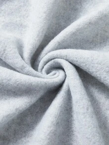 Light Grey Hooded Embroidered Knight Jacket For Teenage Boys, Minimalist Light Grey Tone With Refined Knight Embroidery Accent, Loose Fit Suitable For Campus, Daily, And Street Wear, Youthful And Fall Winter