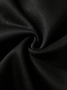 PAVTROS Pantalones de chándal rectos y sueltos con estampado gráfico para niños preadolescentes en otoño e invierno - Negro - Ver 4