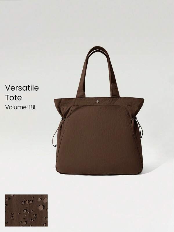 GLOWMODE 18L NylonZipper Pocketed Tote Bag Beach Travel Daily Casual Travel Bag