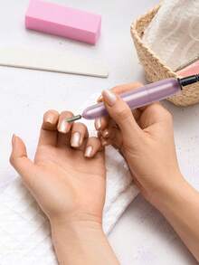 专业电动指甲钻套装、指甲锉钻套装、指甲修剪套装、家庭和沙龙指甲锉套装、指甲缓冲指甲修剪抛光工具，适合女孩女医生礼物