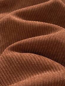 Playful Pals قطعتان من ملابس الأولاد الكاجوال، جاكيت بياقة بني أحادي الصدر + بنطلون فضفاض بخصر مطاطي، طراز كوري رجعي مناسب للخروجات في فصلي الخريف والشتاء