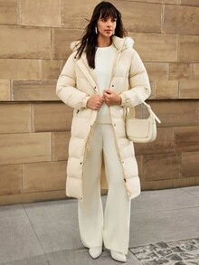 CLARA VERO Bikerjacka i ullblandning med asymmetrisk dragkedja, dragkedjefickor och skärp i midjan, snygga ytterkläder - Beige - Visa 7