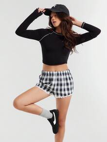 Solezae 设计师灵感女士运动鞋 - 高级运动休闲混合款 | 透气波浪针脚设计 | 全天云端舒适 - 黑色 - 查看 3