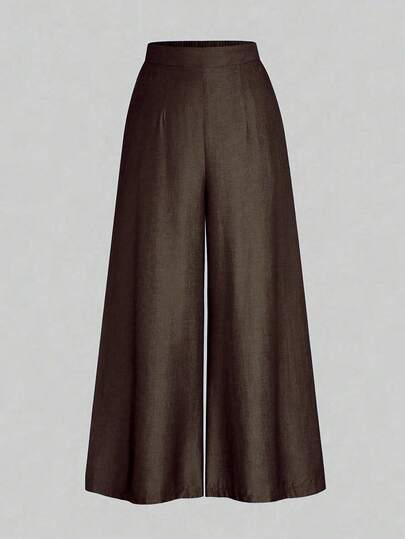 Rometta 大码宽松直筒阔腿裤