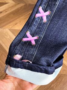 2件套少女复古美式豹纹上衣和长裤套装