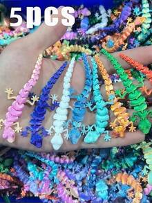 SHEIN Random Colors Suitable For Mobile Mini Geckos Christmas, Valentine's Day, Halloween, New Year, Birthdays, Parties, Decorations