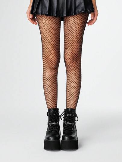 Grunge Punk Women's Punk Style Chunky Heel Black Ankle Boots