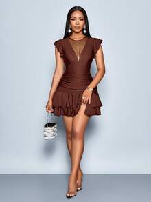 SOLERSUN Trang phục mùa hè Trang phục mùa hè Trang phục hòa nhạc Trang phục Rave cho phụ nữ Trang phục lễ hội Trang phục kỳ nghỉ Trang phục công sở thường ngày cho phụ nữ Trang phục bãi biển dành cho phụ nữ Trang phục kỳ nghỉ cho phụ nữ Trang phục công sở cho phụ nữ Phong cách Old Money Phụ nữ Boho Khiêm tốn - Cà phê nâu - Xem 1