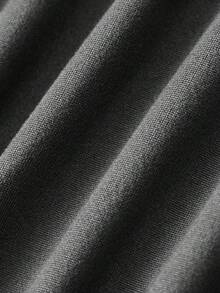 SHEIN EZwear 2条装女士黑灰马刺绣图案七分紧身休闲打底裤，适合夏季、搭配、骑行、运动、瑜伽、街头服饰。 - 彩色 - 查看 5