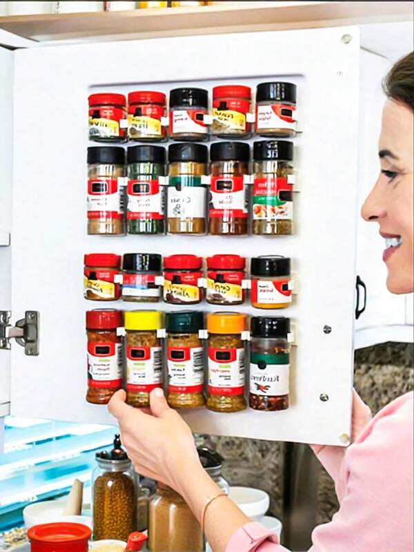 Kitchen Storage Rack / Spice Jar Storage Rack Simple Bottle Mouth Clip Food Clip Kitchen Clip