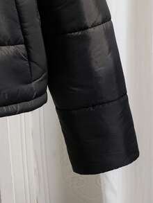 Tween Girl Clothes Puffer Jacket Girls Coats Black Puffer Jacket Girls Winter Coat Padded Coat Cozy - Black - View 5