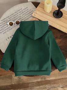 男婴休闲简约卡通猫图案宽松针织柔软卫衣，厚实舒适，适合秋冬季穿着