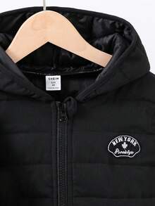 SHEIN 3件套男童棉背心+羊毛衫 - 黑色 - 查看 3