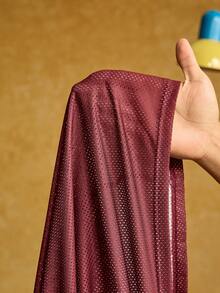 HARRY POTTER X SHEIN Plus Size V-Neck Color Block Letter Graphic Short Sleeve T-Shirt - Red - View 6