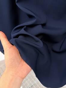 EMERY ROSE 新款大码女装优雅通勤褶皱设计纯色衬衫，商务正装，适合日常外出、出差，简约显瘦青春大方得体