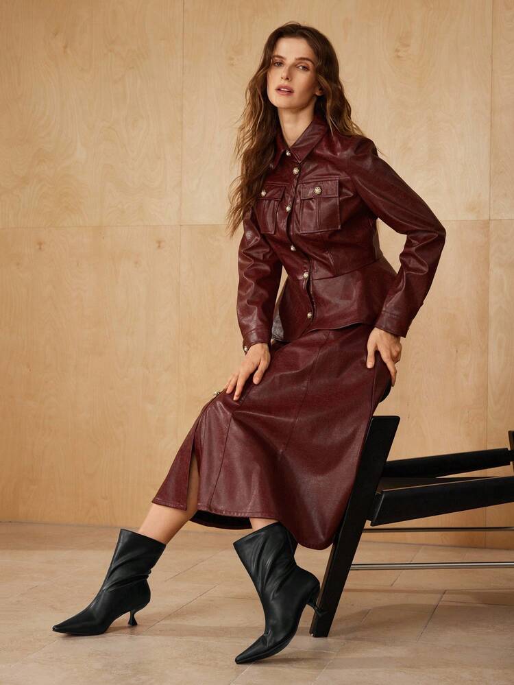 Botas altas de montar francesas de media pantorrilla, botas de tacón alto de eje recto y delgado para mujeres