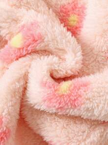 Cozy Pixies Baby Girl Floral Print Lapel Long Sleeve Cardigan And Elastic Waist Pants 2 Pieces Set Fall Winter - Multicolor - View 7