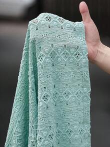 Manfinity Homme 2pcs Men's Knitted Textured Jacquard Solid Color T-Shirt And Shorts Set