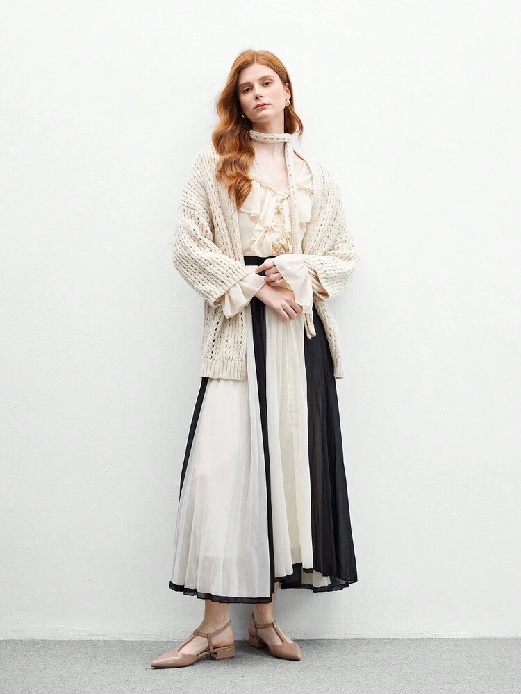 CUCCOO BIZCHIC Women's Pointed Toe Buckle Design Casual Flat Shoes For Christmas Spring Shoes