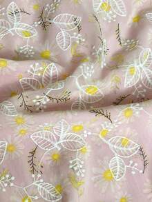 Sweetra 温柔艺术简约风格清新休闲女式A字裙 - 粉色 - 查看 6