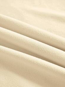 EMERY ROSE Heart Pattern T-Shirt, Women's Casual Round Neck Long Sleeve Top, Suitable For Spring And Autumn, Love Gift - Apricot - View 4