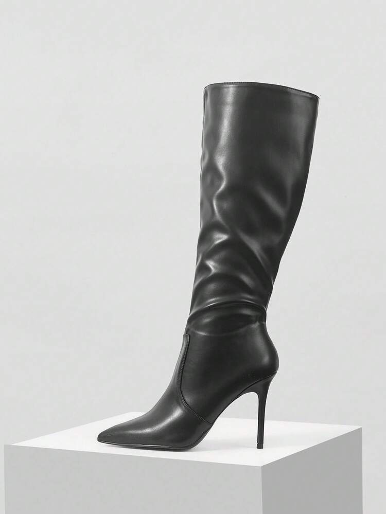 Botas altas de tacón para mujer, sexy y lujosas, para otoño/invierno