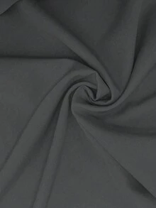 Conjunto de 2 piezas para mujer talla grande - Top y pantalones de color contrastante - Gris - Ver 5