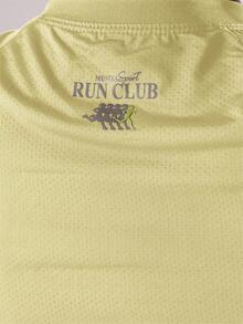Musera Sport Solid Color Short Sleeve Sports Tee Running Short Active Comfy Workout Gym Running Run Club, Padel, Tennis, Pickleball Gym Summer - Yellow - View 6