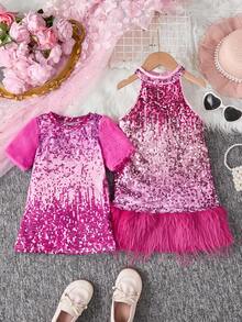 全新设计独特露背时尚长裙，适合年轻女孩，春秋季 - 彩色 - 查看 7