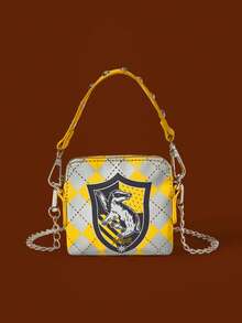 HARRY POTTER X SHEIN 女士时尚动物菱形图案手提包 - 彩色 - 查看 1