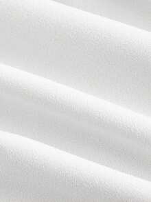 SHEIN MOD Vintage Two-Tone Trim Women Suit Set, Blazer And Outfit, Early Autumn - White - View 5