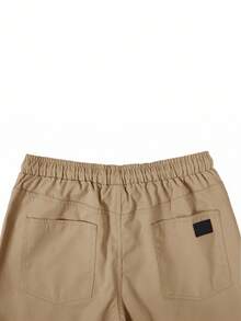 Manfinity Homme 2pcs Men's Loose Fit Drawstring Waist Slant Pocket Shorts