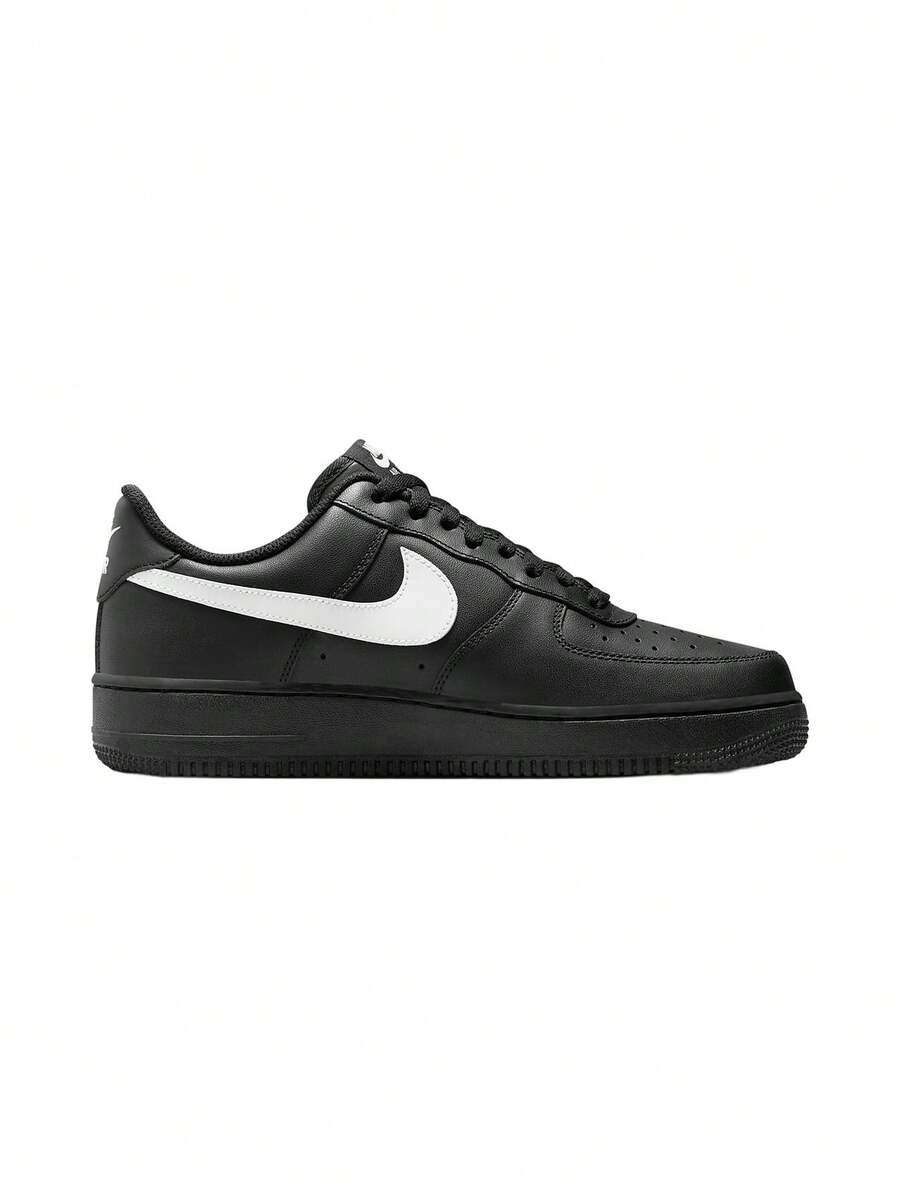 Nike Air Force 1 '07 Men's Casual Shoes Black White FZ0627 - 黑色 - 查看 1