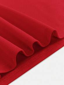 SHEIN 2 件套 Tween Boy 霓虹色字母图案 T 恤和慢跑裤套装 - 紅色 - 查看 7