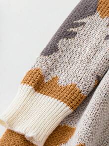 EMERY ROSE Mehrfarbige Damencardigan in Mittellänge
