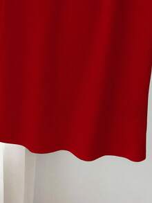 GlowEve 女式时尚新款优雅无袖纯色针织背心，夏季 - 紅色 - 查看 3