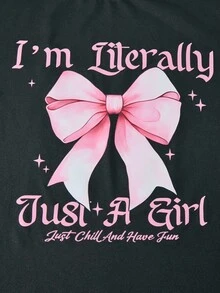 女孩休闲卡通樱桃、草莓、蝴蝶印花多件套，适合居家或春夏外出甜美造型 - 彩色 - 查看 7