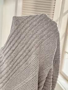 Áo dệt kim cài nút vừa vặn cho bà bầu - Màu Khaki - Xem 7