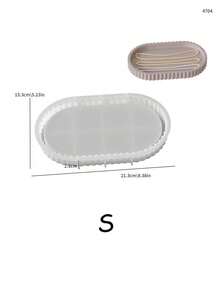 圆形泡泡珠托盘收纳盒，环氧树脂模具，DIY香味石膏板，硅胶模具，返校