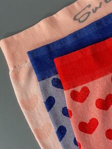 Snug Zone 3件套女士字母腰带和心形印花无缝低腰内裤 - 彩色 - 查看 8