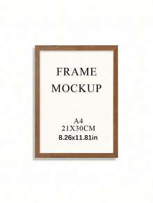 SURELIFE 1/3pcs  MDF Wood Frame For Bedroom Living Room Home Decoration Photo Frames Wall Art Pictures Frame For Tabletop And Wall Mounting Canvas Photo Painting Wood Frame