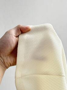 Sunspun Plus Size Long Sleeve Button Front Pocket Waist Tweed Coat, Autumn/Winter Fall Cloth For Women - Apricot - View 7