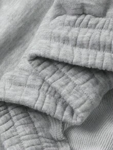 Dazy Plus Elastic Waist Loose Leg Hem Drawstring Plus Size Women Street Style Sweatpants Fall Women Joggers