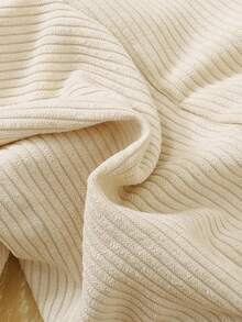 SHEIN Vintaside Kids 女婴休闲灯芯绒裤，带蝴蝶结装饰，时尚长裤，适合春季、秋季及所有季节 - 彩色 - 查看 6