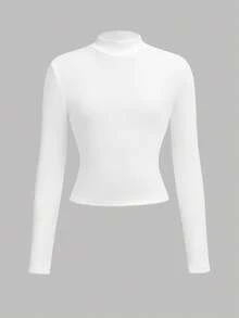 Girlism Tween Mädchen Basis Rollkragen Thermo-Langarmshirt, schwarze & weiße enge Tops für Teenager, enge Tops für Tween Mädchen, schwarz-weiße Tops für Tween Mädchen, Teenager Tops, enge Tops für Herbst und Winter - Schwarz und Weiss - Übersicht 6