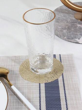 4-24 Pieces Messy Thread Hollow PVC Coasters - For Dining Tabletop Protection, Water Cup Coasters, Cup Decoration, Suitable For Bars, Homes, And Festivals