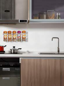 Giá đựng đồ nhà bếp / Giá đựng lọ gia vị Kẹp miệng chai đơn giản Kẹp thực phẩm Kẹp nhà bếp - trắng - Xem 11